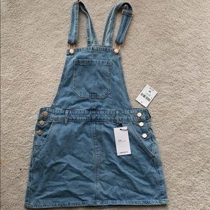 Overall denim skirt/dress